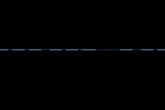 The Nintendo logo growing from a thin horizontal line to its full height.